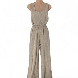 Reformation Beige Jumpsuit